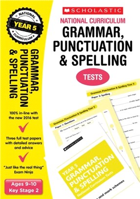 SEB: National Curriculum SATs Tests: Grammar, Punctuation and Spelling Test - Year 5