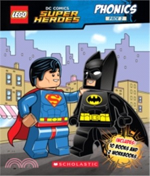 LEGO DC Superheroes: Phonics Box Set #2 (10 books and 2 workbooks) (英國版)