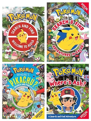 Pokémon Search and Find 4 Books Collection Set (套書4冊)