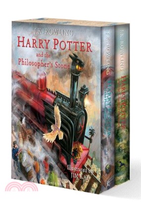 Harry Potter Illustrated Box Set (1 x Philosopher's Stone, 1 x Chamber of Secrets)