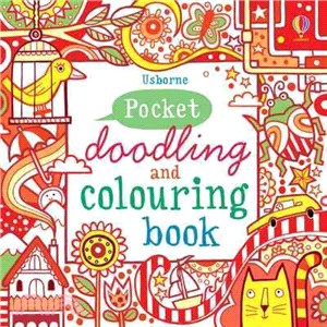 Pocket Doodling & Colouring Book: Red Book