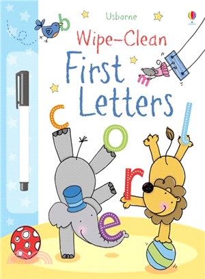 Wipe-Clean First Letters (附白板筆)