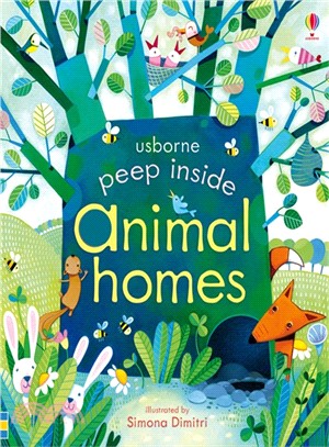 Peep Inside Animal Homes (硬頁翻翻書)