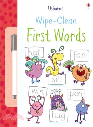 Wipe-Clean First Words (附白板筆)