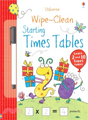 Wipe-Clean Starting Times Tables (附白板筆)