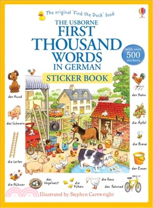 First Thousand Words German Sticker Book