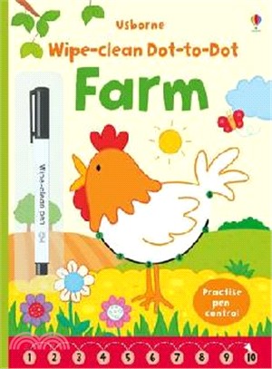 Wipe-Clean Dot-to-Dot Farm1 (附白板筆)
