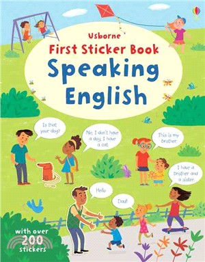 First Sticker Book Speaking English (貼紙書)