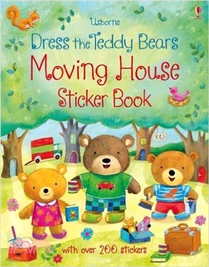 Dress the teddy bears Moving House Sticker Book (貼紙書)