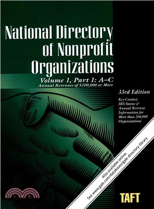 National Directory of Nonprofit Organizations ― A Comprehensive Guide Providing Profiles & Procedures for Nonprofit Organizations