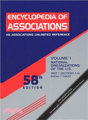 Encyclopedia of Associations ― National Organizations of the U.s.