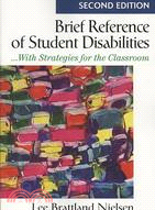 Brief Reference of Student Disabilities: With Strategies for the Classroom