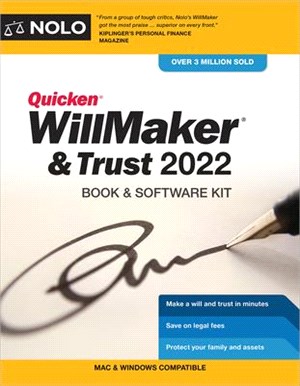 Quicken Willmaker & Trust 2022: Book & Software Kit