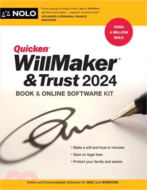 Quicken Willmaker & Trust 2024: Book & Online Software Kit