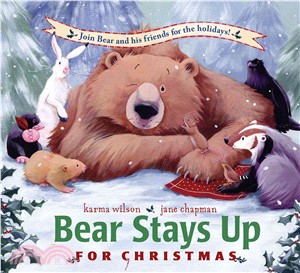 Bear stays up for Christmas ...