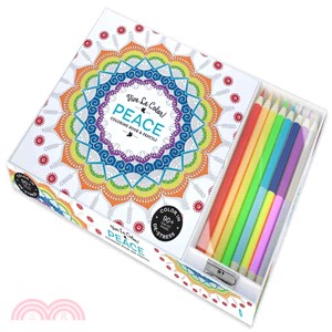 Vive Le Color - Peace ― Adult Coloring Book and Pencils