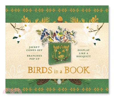 Birds in a Book ― Jacket Comes Off. Branches Pop Up. Display Like a Bouquet!