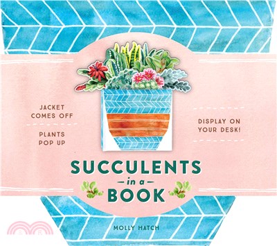 Succulents in a Book ― Jacket Comes Off. Plants Pop Up. Display on Your Desk!