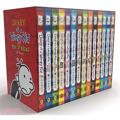 Diary of a Wimpy Kid Box of Books 1-14 (共14本平裝本)
