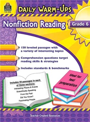 Daily Warm-Ups Nonfiction Reading, Grade 6