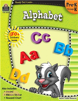 Alphabet, Grade Pre-K-K,Teacher Created Resources (COR)
