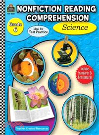 Nonfiction Reading Comprehension: Science, Grade 6