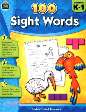 100 Sight Words Grades K-1,Teacher Created Resources (COR)