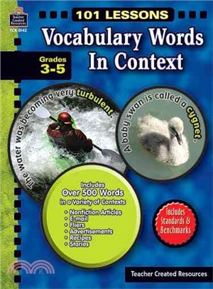 Vocabulary Words in Context, Grades 3-5