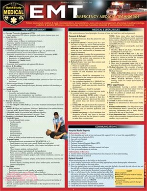 Emt- Emergency Medical Technician: A Quickstudy Laminated Reference Guide
