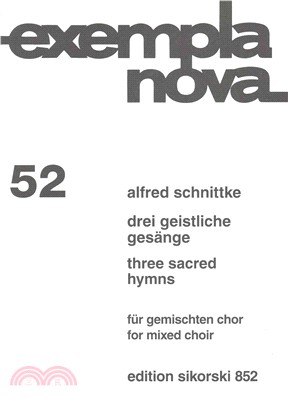 3 Geistliche Gesange / 3 Sacred Hymns