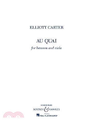 Elliott Carter ― Au Quai, Bassoon, Viola