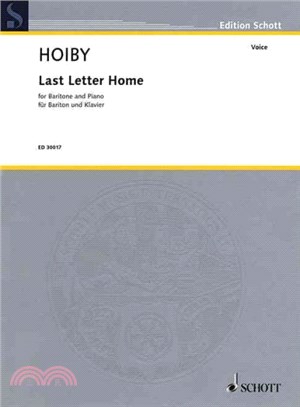 Last Letter Home ― Solo Version for Baritone and Piano