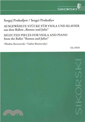 8 Pieces from Romeo and Juliet: For Viola and Piano
