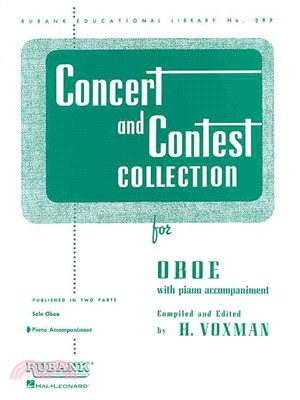 Concert and Contest Collections ─ For Oboe With Piano Accompaniment