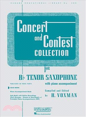 Concert and Contest Collections ─ For Bb Tenor Saxophone with Piano Accompaniment