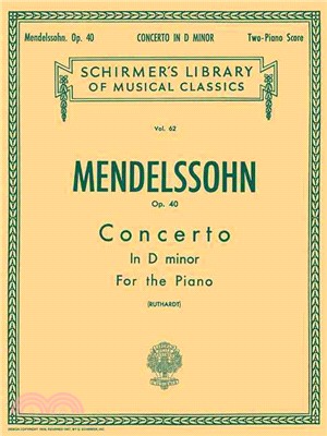 Concertos for the Piano ─ Op. 40 in D Minor