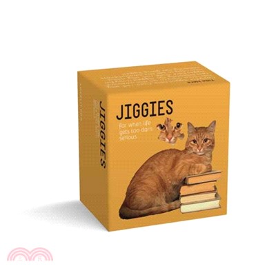 Cat Reader Jiggie: Die-Cut 81-Piece Jigsaw Puzzle