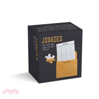 Library Card Jiggie: Die-Cut 85-Piece Jigsaw Puzzle