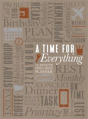 A Time for Everything 2022 Planner: 18 Month Ziparound Planner