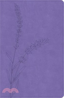 KJV Personal Size Giant Print Bible, Lavender Leathertouch, Indexed
