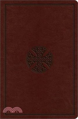 ESV Value Compact Bible (Trutone, Chestnut, Mosaic Cross Design)