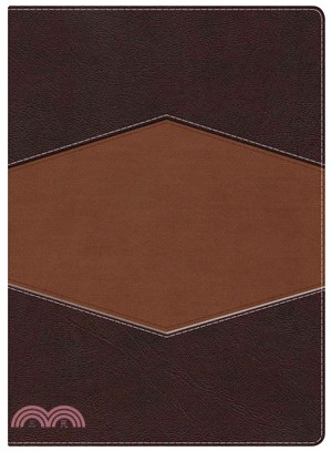 Biblia de estudio Holman ─ Reina-Valera 1960, Chocolate/terracota, simil piel / LeatherTouch