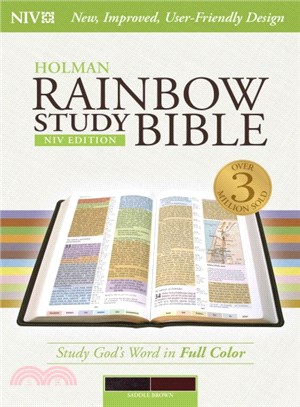 NIV Rainbow Study Bible ― New International Version, Saddle Brown, LeatherTouch