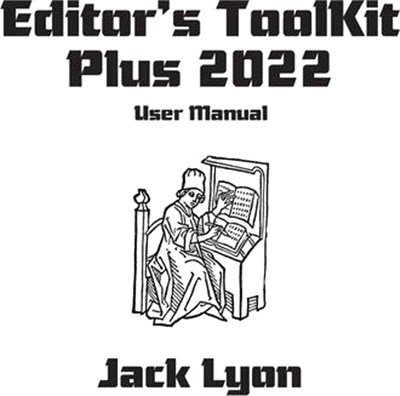 Editor's ToolKit Plus 2022: User Manual