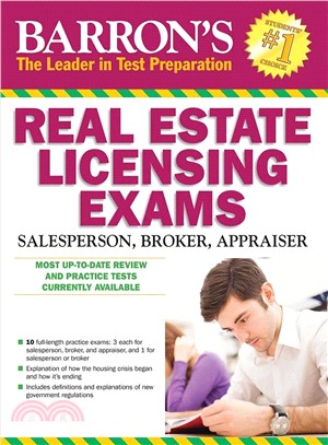 Barron's Real Estate Licensing Exams ─ Salesperson, Broker, Appraiser