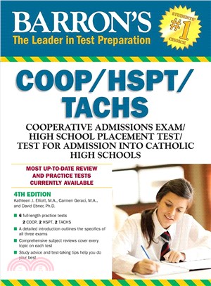 Barron's COOP/HSPT/TACHS ─ Cooperative Admissions Exam / High School Placement Test / Test for Admission Into Catholic High Schools