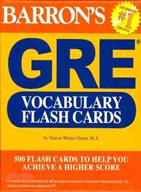 Barron's GRE Vocabulary Flash Cards