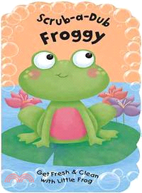 Scrub-a-Dub Froggy ─ Bath Mitt and Bath Book Set