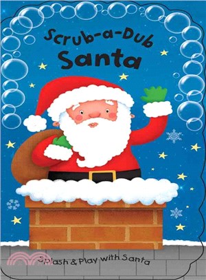 Scrub-a-dub Santa ― Bath Book and Bath Mitt Set