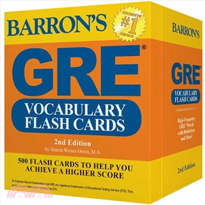 Barron's GRE Vocabulary Flash Cards ─ 500 Flash Cards to Help You Achieve a Higher Score